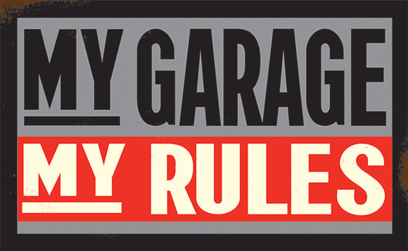 Magnet - Garage Rules