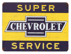 1953-2020 Chevrolet Universal Magnet - High Gloss Embossed - Chevrolet Super Service