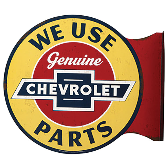 1953-2020 Chevrolet Universal Flanged Wall Sign - Chevrolet Genuine Parts