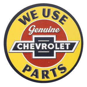 1953-2020 Chevrolet Universal Die Cut Embossed Tin Magnet - Chevrolet Parts