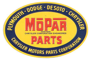 1953-2020 Dodge Universal Embossed Tin Magnet - Mopar Parts