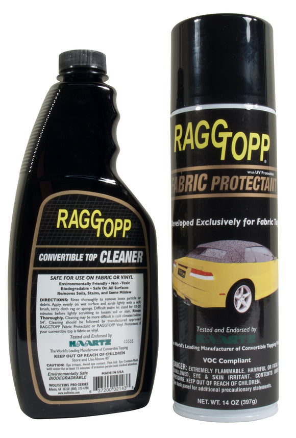 RAGGTOPP Fabric Convertible Top Cleaner & Protectant Kit