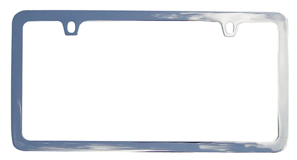 Plain Chrome License Frame