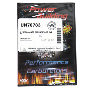 PERFORMANCE CARBURETORS DVD