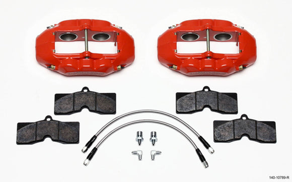 Front Brake Kit 65-82 Corvetee Red