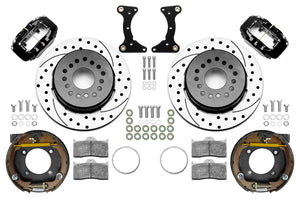 Brake Kit Rear Black FDL Drilled 12in GM G Body