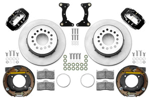 Brake Kit Rear Black FDL Plain 12in GM G Body