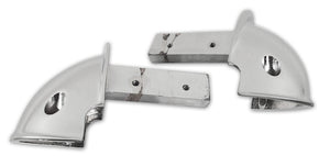 1958-1961 Chevrolet Corvette Armrest Chrome Ends.