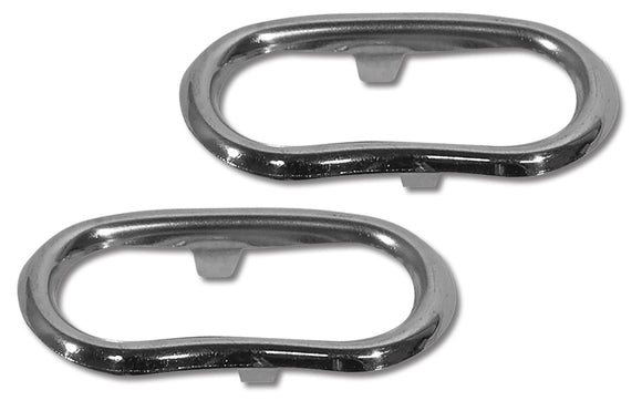 1958-1961 Chevrolet Corvette Door Opening Bezels.