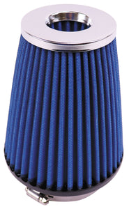 3.5in /89mm Cold Air Intake Replacement Cone Filter - Blue