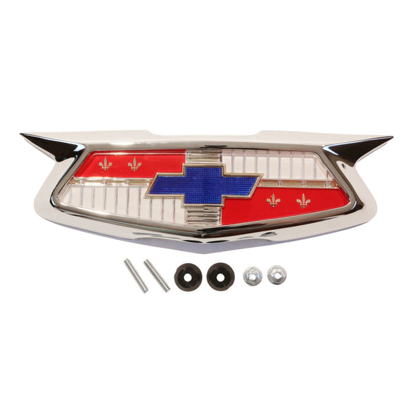 1954 Full-Size Chevrolet Trunk Emblem Assembly, Sold as Each