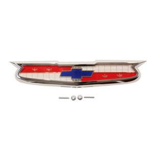 1955 Full-Size Chevrolet Hood Emblem Assembly, Sold as Each