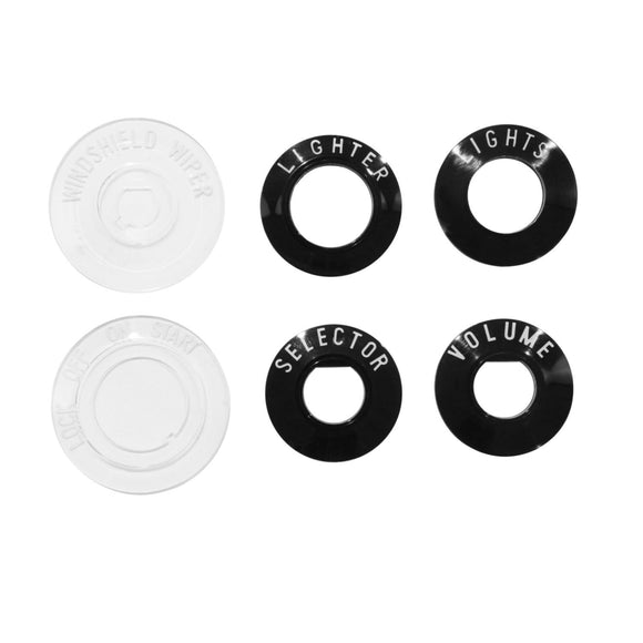 1955-1956 Full-Size Chevrolet Dash Bezel Set, 150 and 210