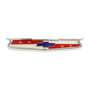 1958 Full-Size Chevrolet Hood Emblem Assembly, 6-Cylinder, Sold as Each