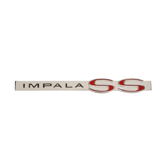 1962 Full-Size Chevrolet Trunk Emblem, â€œImpala SSâ€, Sold as Each