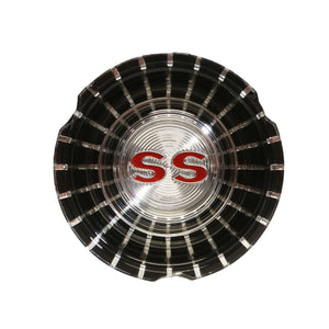 1963 Full-Size Chevrolet Wheel Cover Emblem, “SS”, Sold as Each