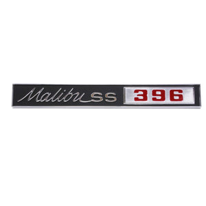 1965 Chevelle Z-16 Trunk Emblem, â€œMalibu SS 396â€, Sold as Each