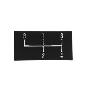 1968-1972 Chevelle 4-Speed Console Shift Plate, Sold as Each