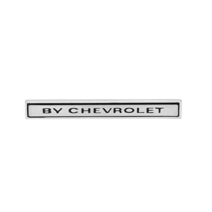 1969 Chevelle Front Header Panel Emblem, â€œBy Chevroletâ€, Sold as Each