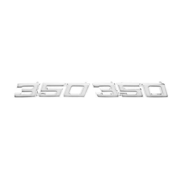 1969-1970 Full-Size Chevrolet Front Fender Emblem, â€œ350â€, Sold as a Pair