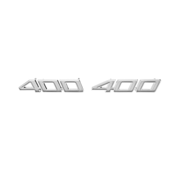 1970-1972 Full-Size Chevrolet Front Fender Emblem, â€œ400â€, Sold as a Pair