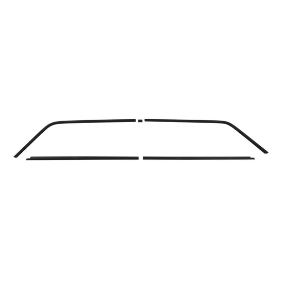 1964-1967 El Camino Rear Window Trim, 6 Pieces