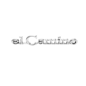 1968-1969 El Camino Front Header Panel Emblem, â€œEl Caminoâ€, Sold as Each