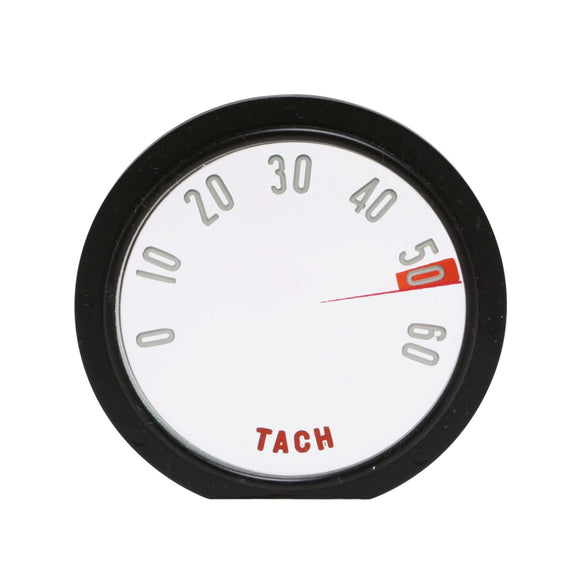 1958 Corvette Tachometer Face, 6000 RPM, Sold as Each