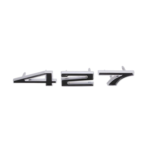 1967-1969 Corvette Hood Number Set, â€œ427â€, Black