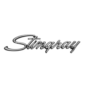 1969-1973 Corvette Front Fender Emblem, â€œStingrayâ€, Sold as Each