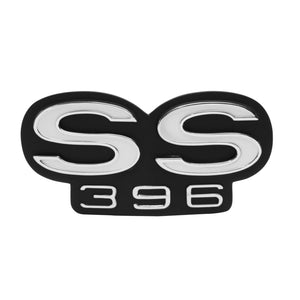 1969 Camaro Grille Emblem, â€œSS 396â€, Standard, Sold as Each