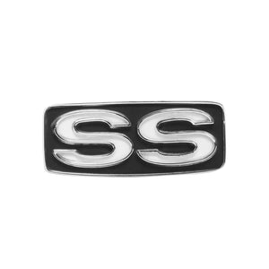 1969 Full-Size Chevrolet Horn Pad Emblem, â€œSSâ€, Sold as Each