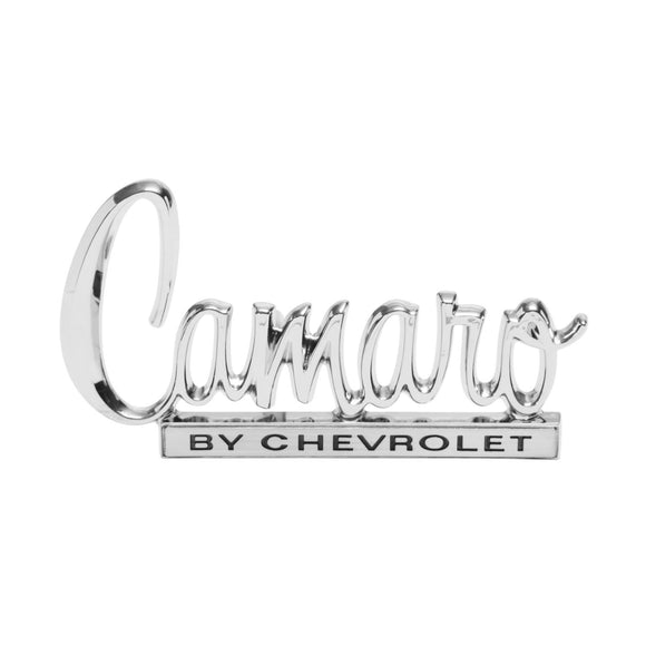 1970 Camaro Trunk Emblem, â€œCamaro By Chevroletâ€, Sold as Each