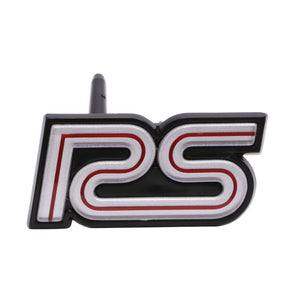 1980-1981 Camaro Grille Emblem, â€œRSâ€, Silver, Sold as Each