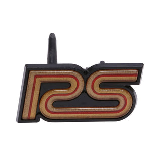 1980-1981 Camaro Grille Emblem, â€œRSâ€, Gold, Sold as Each