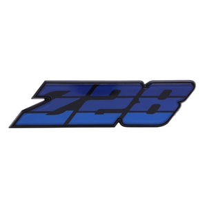 1980-1981 Camaro Grille Emblem, â€œZ-28â€, Blue, Sold as Each