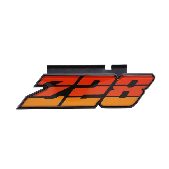 1980-1981 Camaro Grille Emblem, â€œZ-28â€, Orange, Sold as Each