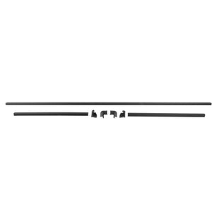 1964-1965 Buick and Oldsmobile Rear Window Trim, 2-Door Hardtop, 7 pieces