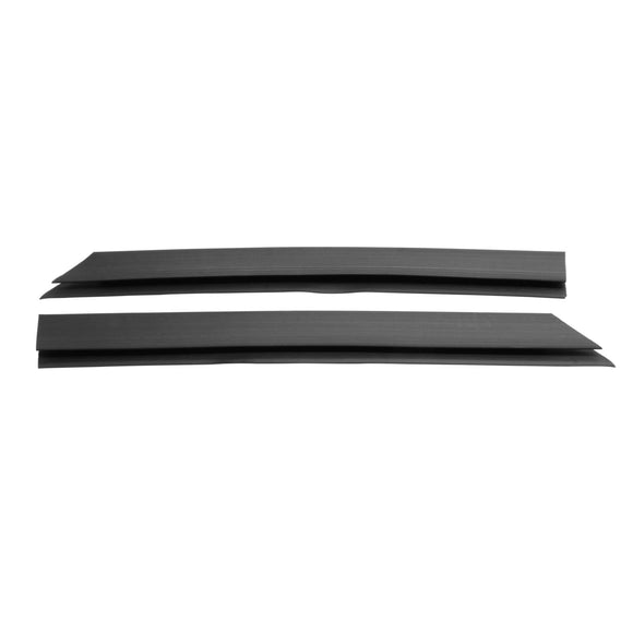 1964-1965 Pontiac Full-Size 2-Door Hardtop Rear Package Tray End Trim, Sold as a Pair