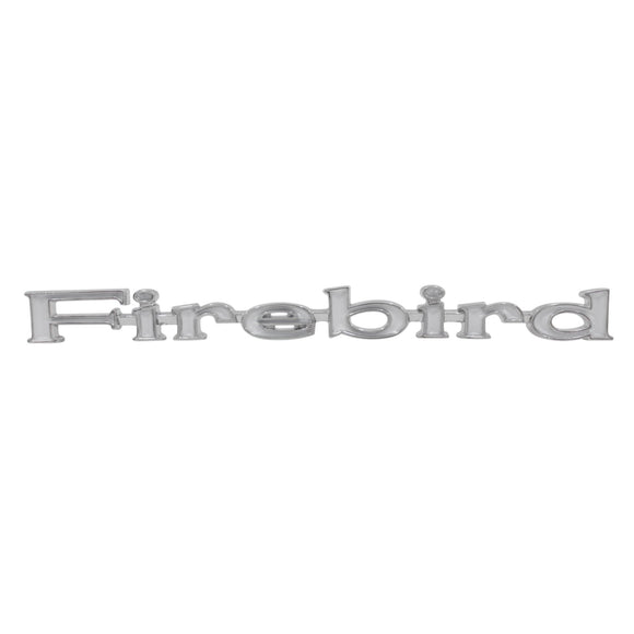 1967-1968 Firebird Front Fender Emblem, â€œFirebirdâ€, Sold as a Pair