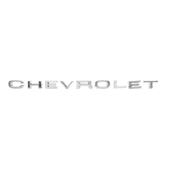 1967-1968 Chevrolet and GMC Truck Hood Letters, â€œChevroletâ€, Sold as a Set