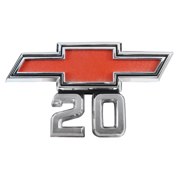 1967-1968 Chevrolet and GMC Truck Front Fender Emblem, â€œ20â€, Sold as a Pair