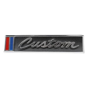 1967-1968 Chevrolet and GMC Truck Door Emblem, â€œCustomâ€, Sold as a Pair