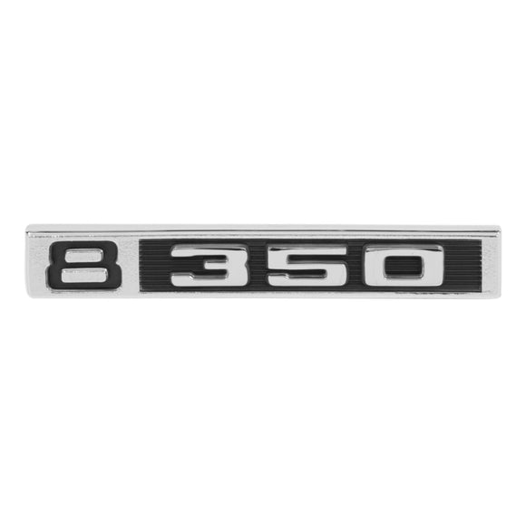 1969-1972 Chevrolet and GMC Truck Front Fender Emblem, â€œ8 350â€, Sold as a Pair