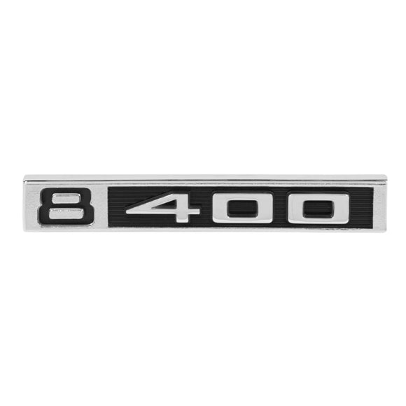 1969-1972 Chevrolet and GMC Truck Front Fender Emblem, â€œ8 400â€, Sold as a Pair