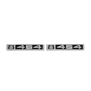 1969-1972 Chevrolet and GMC Truck Front Fender Emblem, â€œ8 454â€, Sold as a Pair