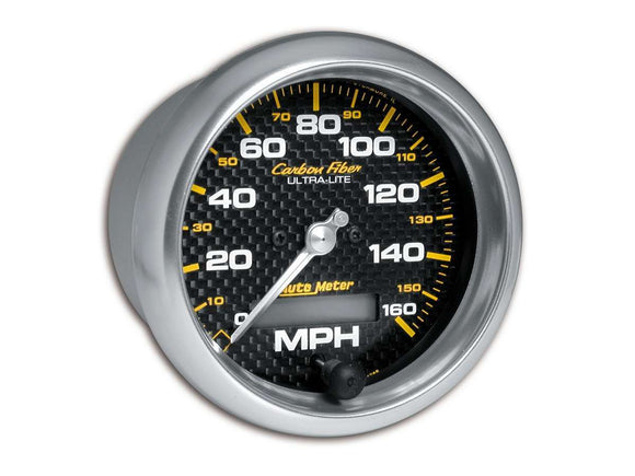C/F 3-3/8in 160MPH In-Dash Speedometer