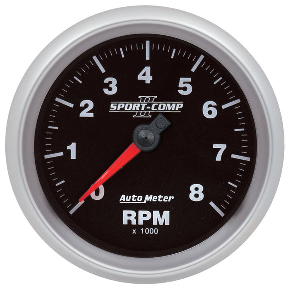 3-3/8 SC-II Tachometer 0-8K RPM MPH FiTech CAN
