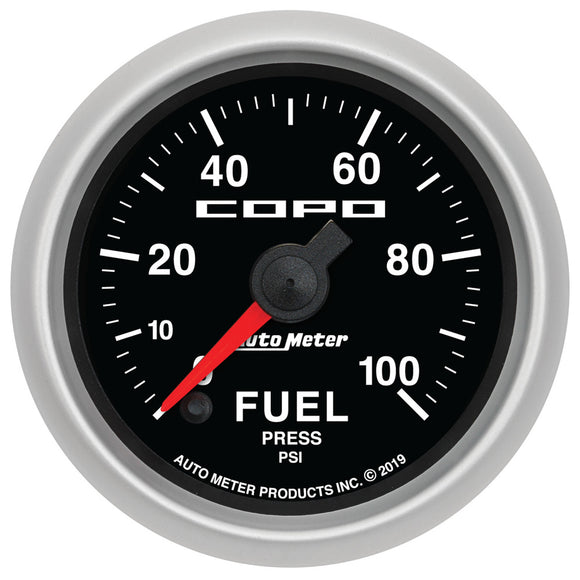 2-1/16 COPO Fuel Press. Gauge 0-100 PSI