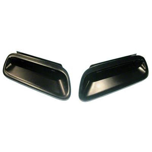 GMK212025570S 1970-1974 DODGE CHALLENGER HOOD PANEL INSRT LH/RH SCOOP R/T MODEL WITH BLOCK OFF PLATE